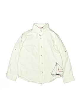 Janie And Jack Long Sleeve Button Down Shirt