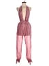 Agua Bendita 100% Polyester Red Jumpsuit Size 6 - photo 1