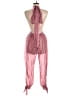Agua Bendita 100% Polyester Red Jumpsuit Size 6 - photo 2