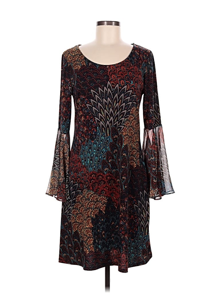 Pre-owned Msk Cocktail Dress In Brown