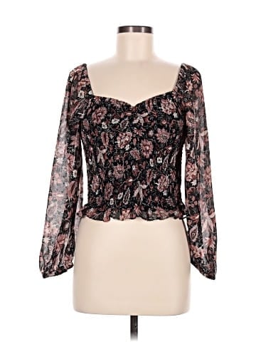 Madewell Lucie Smocked Top in Floral (view 1)
