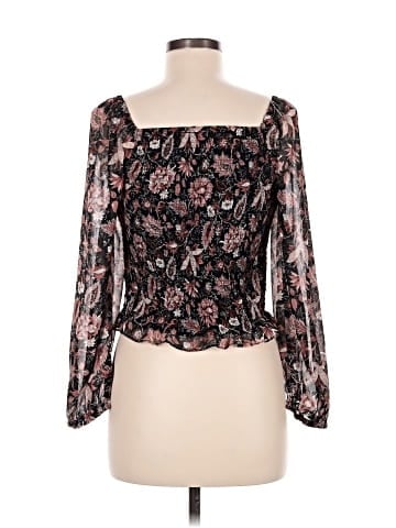 Madewell Lucie Smocked Top in Floral (view 2)