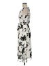 MSK Print Gray Ivory Casual Dress Size 6 - photo 5