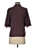 Ann Taylor 100% Polyester Purple Burgundy 3/4 Sleeve Blouse Size XS (petite) - photo 2