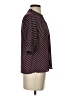 Ann Taylor 100% Polyester Purple Burgundy 3/4 Sleeve Blouse Size XS (petite) - photo 4