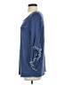 Kim & Cami Blue 3/4 Sleeve Top Size S - photo 5