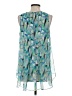Vince Camuto 100% Polyester Teal Sleeveless Blouse Size S - photo 2