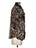 Eden & Olivia Floral Black 3/4 Sleeve Blouse Size S - photo 4