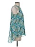 Vince Camuto 100% Polyester Teal Sleeveless Blouse Size S - photo 4