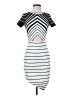 Bec & Bridge Stripes Gray Casual Dress Size 4 - photo 1