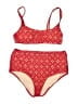 J.Crew Hearts Red Two Piece Swimsuit Size S - photo 1