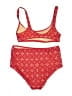 J.Crew Hearts Red Two Piece Swimsuit Size S - photo 2