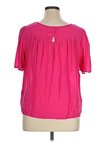 NANETTE Nanette Lepore Short Sleeve Blouse (view 2)