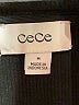 CeCe Black Short Sleeve Top Size M - photo 7