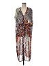 CAbi 100% Polyester Print Brown Casual Dress Size M - photo 1