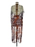 CAbi 100% Polyester Print Brown Casual Dress Size M - photo 2