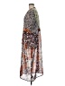 CAbi 100% Polyester Print Brown Casual Dress Size M - photo 5