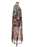 CAbi 100% Polyester Print Brown Casual Dress Size M - photo 4
