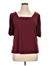 CeCe Burgundy 3/4 Sleeve T-Shirt Size XL - photo 1