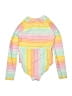 Hanna Andersson Tie-dye Yellow Wetsuit Size 10 - photo 2