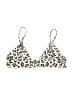 Damsel Animal Print Ivory Swimsuit Top Size S - photo 2