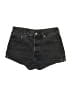 Levi's Black Denim Shorts Size 32 waist (estimated) - photo 1
