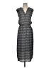 dalia 100% Polyester Chevron-herringbone Gray Casual Dress Size XS - photo 1