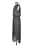 dalia 100% Polyester Chevron-herringbone Gray Casual Dress Size XS - photo 5