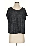 Express Outlet Gray Short Sleeve Top Size XS - photo 1