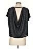 Express Outlet Gray Short Sleeve Top Size XS - photo 2