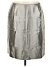 Tahari by ASL 100% Polyester Metallic Silver Formal Skirt Size 18 - photo 1