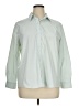 Athleta 100% Polyester Solid Green Long Sleeve Blouse Size XL - photo 1