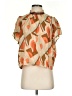 THML Orange Short Sleeve Blouse Size S - photo 1