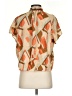 THML Orange Short Sleeve Blouse Size S - photo 2
