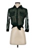 Tramp 100% Polyester Green 3/4 Sleeve Blouse Size S - photo 1