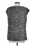 Banana Republic 100% Polyester Gray Sleeveless Top Size S - photo 2