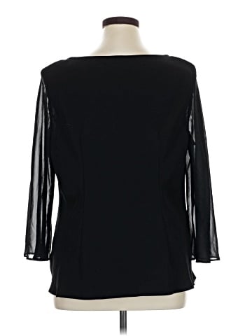 S.L. Fashions 3/4 Sleeve Blouse (view 2)