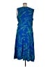 DKNY Tropical Blue Casual Dress Size 16W - photo 2