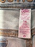 Justice Graphic Yellow Cargo Pants Size 14 - photo 3