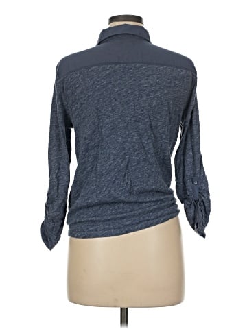 Ann Taylor Factory 3/4 Sleeve Button-Down Shirt (view 2)