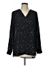 Apt. 9 100% Polyester Black Long Sleeve Blouse Size L - photo 1