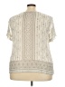 Vince Camuto Ivory Short Sleeve Blouse Size 2X - photo 2