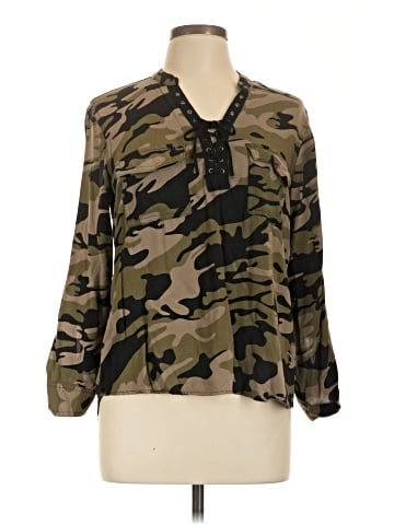 Rock & Republic Long Sleeve Blouse (view 1)