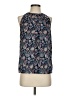 Lucy & Laurel 100% Polyester Blue Sleeveless Blouse Size S - photo 1