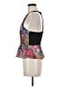 Under Skies 100% Polyester Red Sleeveless Blouse Size M - photo 5