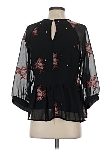 Blue Rain 3/4 Sleeve Blouse (view 2)