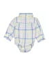Janie and Jack 100% Cotton Blue Long Sleeve Button-Down Shirt Size 0-3 mo - photo 2