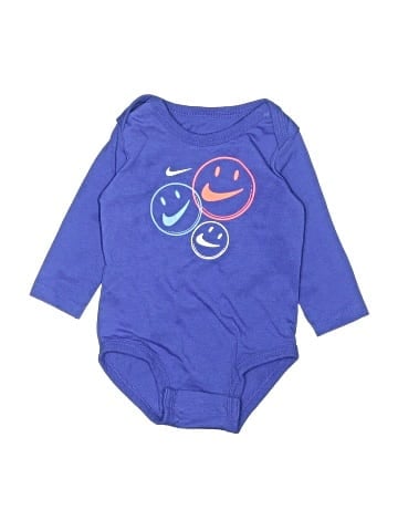 Nike Long Sleeve Onesie (view 1)