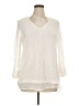 Alfani 100% Polyester Ivory 3/4 Sleeve Blouse Size XL - photo 1