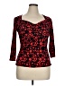 J.t.b. Red 3/4 Sleeve Top Size XL - photo 1